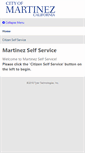Mobile Screenshot of martinez.munisselfservice.com