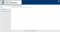 Desktop Screenshot of brockton.munisselfservice.com