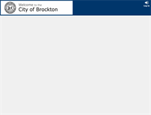 Tablet Screenshot of brockton.munisselfservice.com