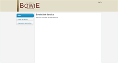 Desktop Screenshot of bowie.munisselfservice.com