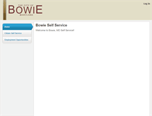 Tablet Screenshot of bowie.munisselfservice.com