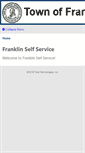 Mobile Screenshot of franklin.munisselfservice.com