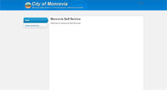 Desktop Screenshot of monrovia.munisselfservice.com