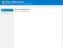 Tablet Screenshot of monrovia.munisselfservice.com