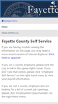 Mobile Screenshot of fayette.munisselfservice.com