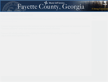 Tablet Screenshot of fayette.munisselfservice.com