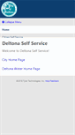 Mobile Screenshot of deltona.munisselfservice.com