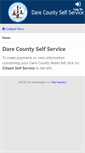 Mobile Screenshot of darencfin.munisselfservice.com