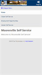 Mobile Screenshot of mooresvillenc.munisselfservice.com