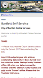 Mobile Screenshot of cityofbartlett.munisselfservice.com