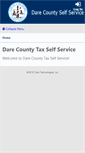 Mobile Screenshot of darenctax.munisselfservice.com