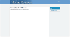 Desktop Screenshot of howardcountymd.munisselfservice.com